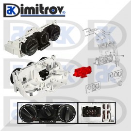 Бутони управление отопление въздух купе VW Bora Golf IV Lupo Polo